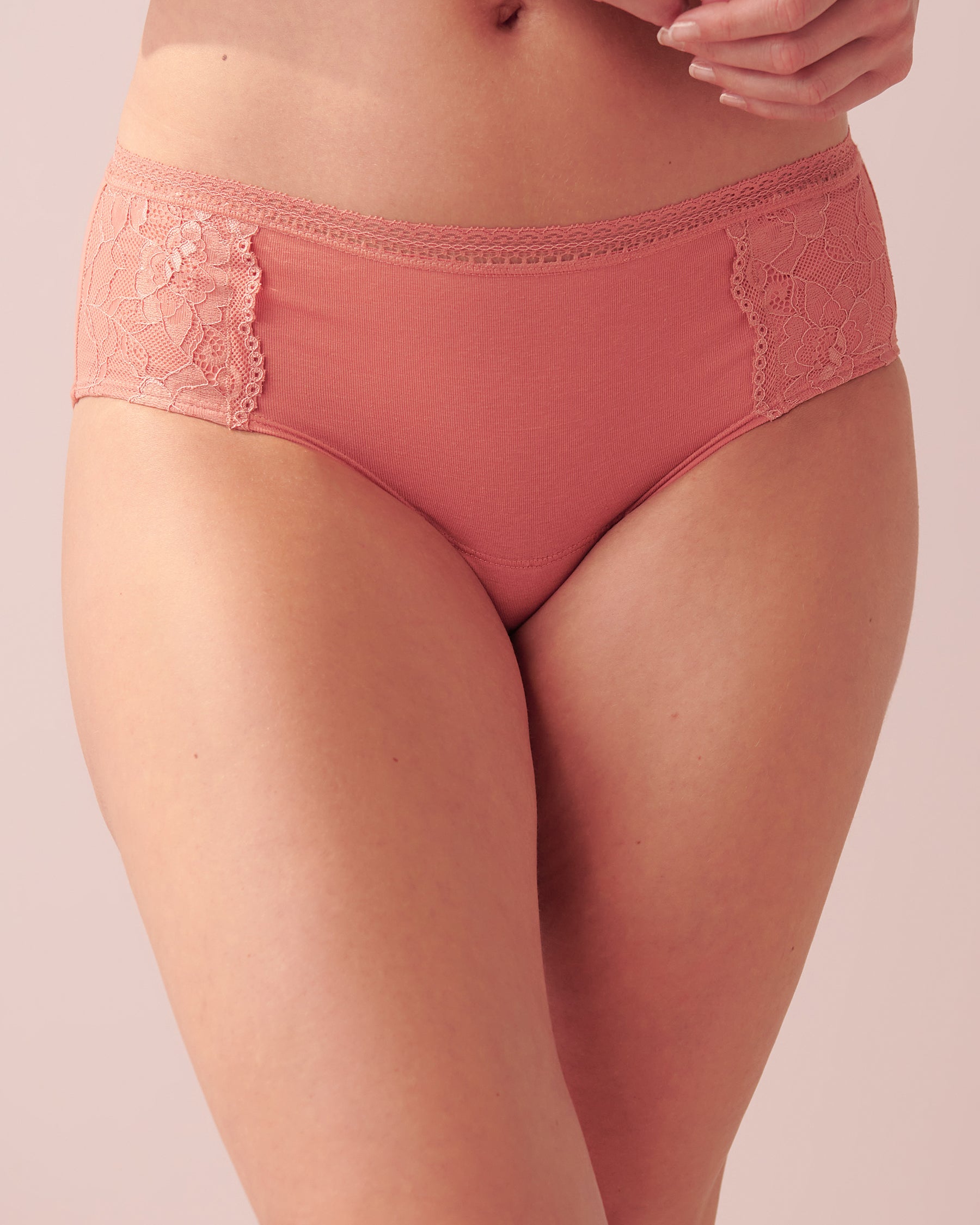 Lace Detail Thong Period Panty by Newex